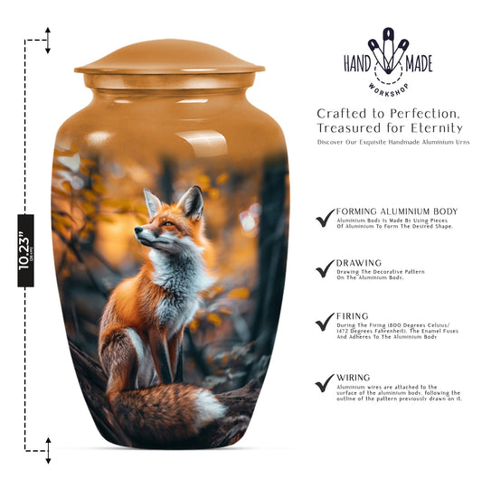 Fox urn with Classic design