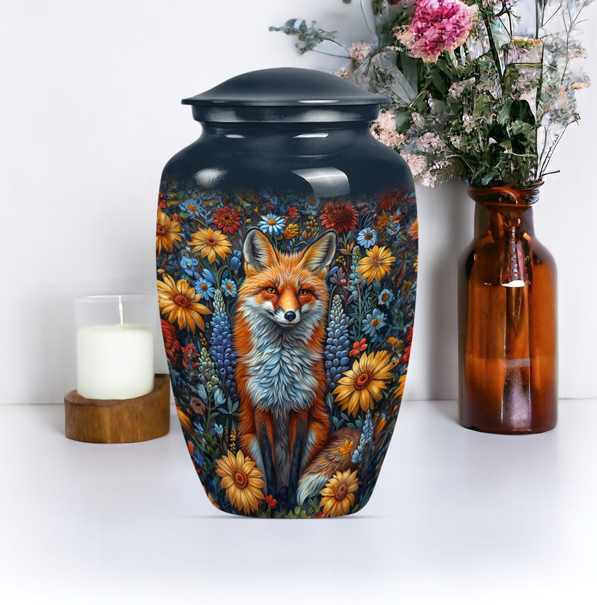 10-inch classic fox urn