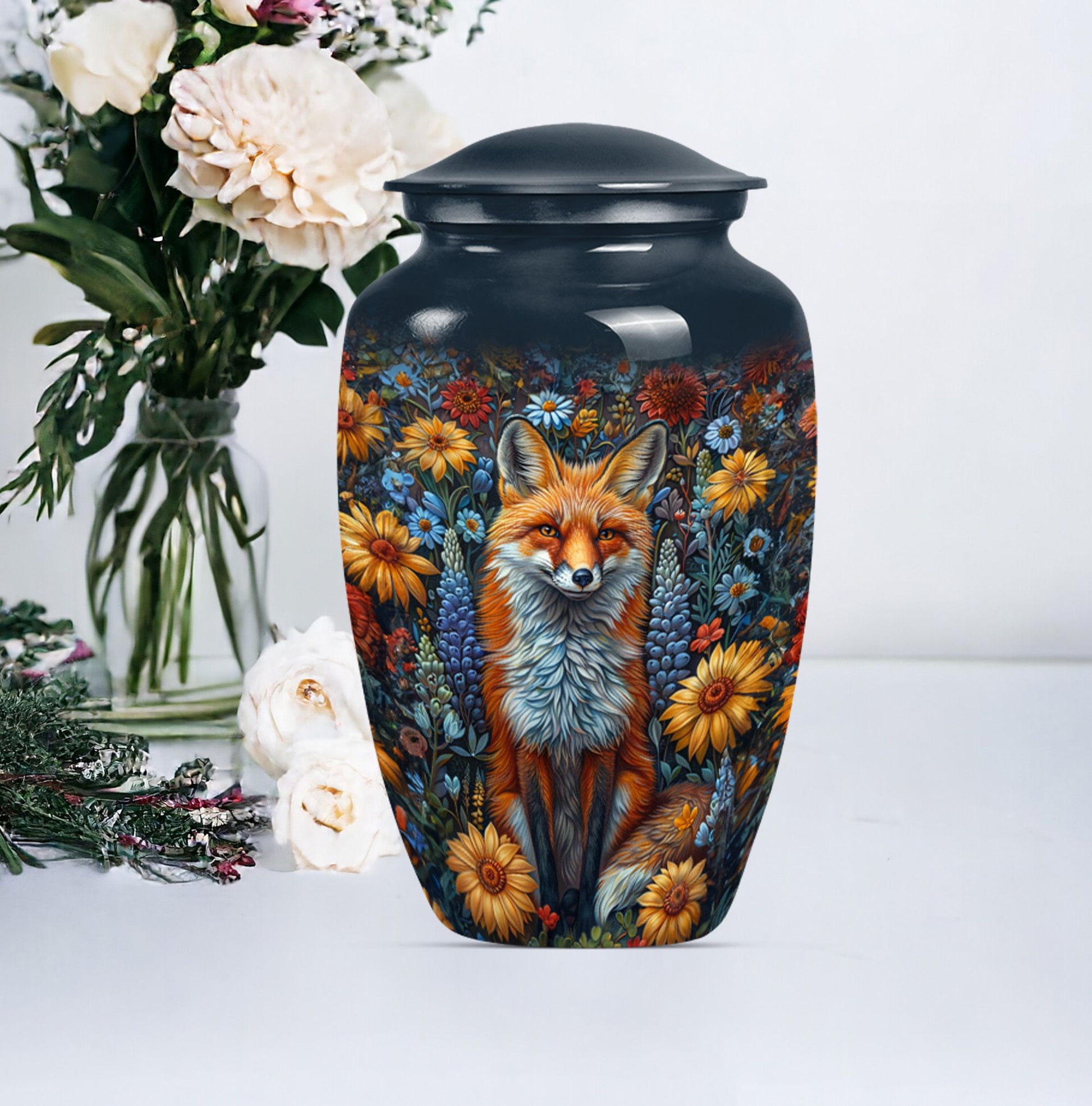 10-inch classic fox urn