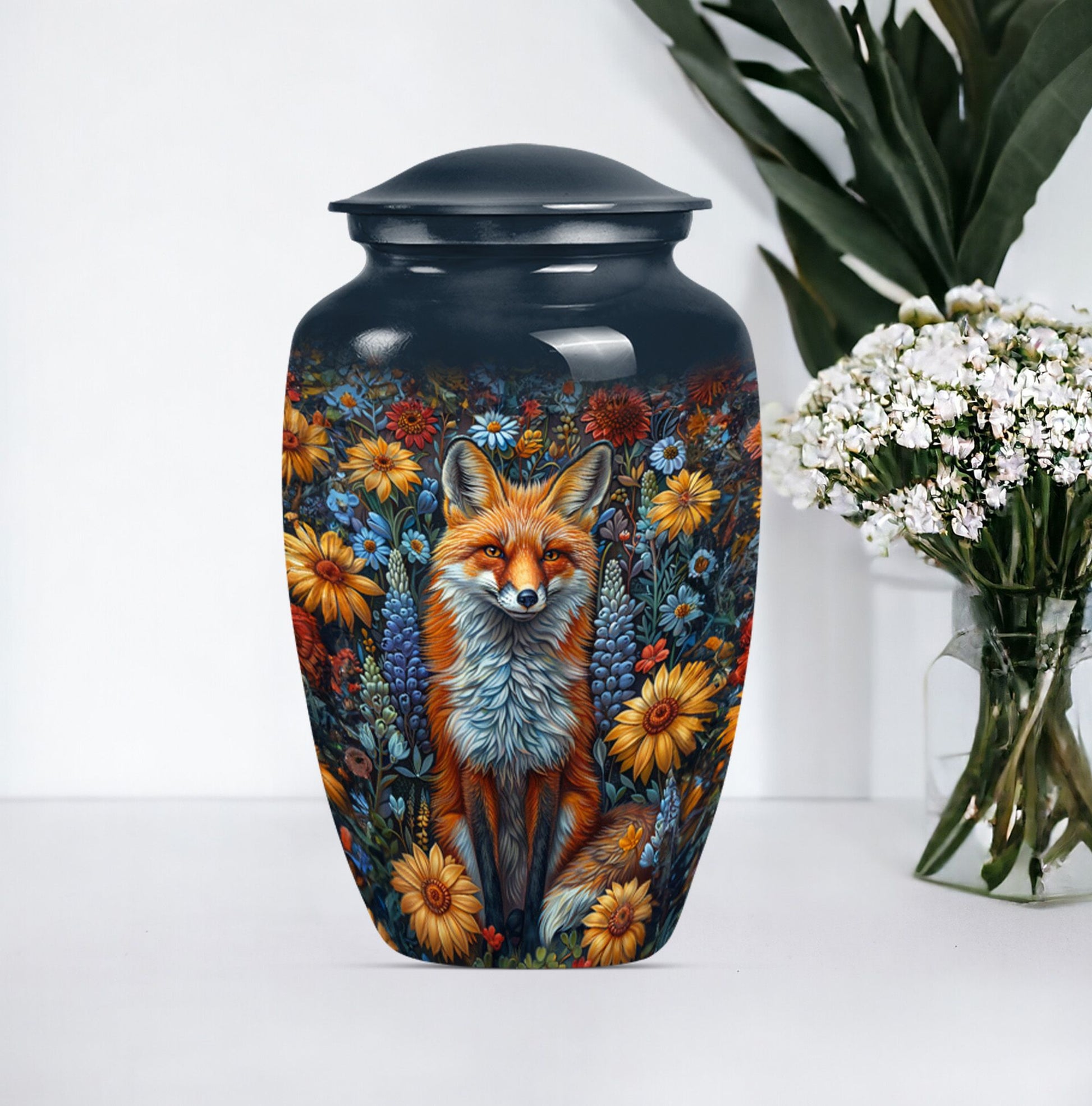 10-inch classic fox urn