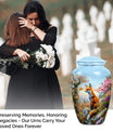 Classic 10-inch fox urn, a funeral cremation urn for women