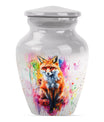 10-inch classic fox urn, butterfly themed