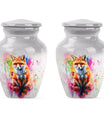 10-inch classic fox urn, butterfly themed