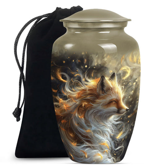 classic fox urn for human ashes