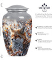  Fox Urn with Butterfly Theme for Adult Human Ashes