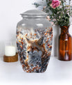  Fox Urn with Butterfly Theme for Adult Human Ashes