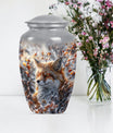  Fox Urn with Butterfly Theme for Adult Human Ashes