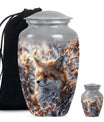  Fox Urn with Butterfly Theme for Adult Human Ashes