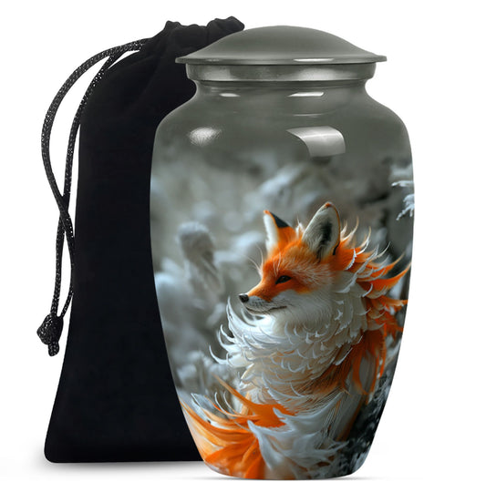 Classic 10 inch Fox Urn, Butterfly themed,