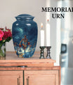 Classic 10-inch basketball cremation urn 