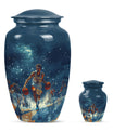 Classic 10-inch basketball cremation urn 