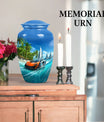 10-inch Classic Butterfly themed Car memorial urn for mom