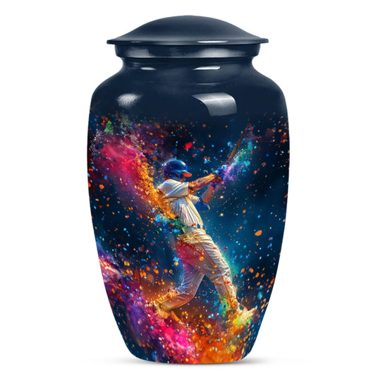 Classic 10-inch baseball cremation urn