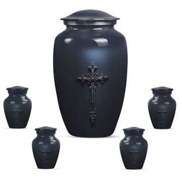 Large Urn with 4 Small Urn