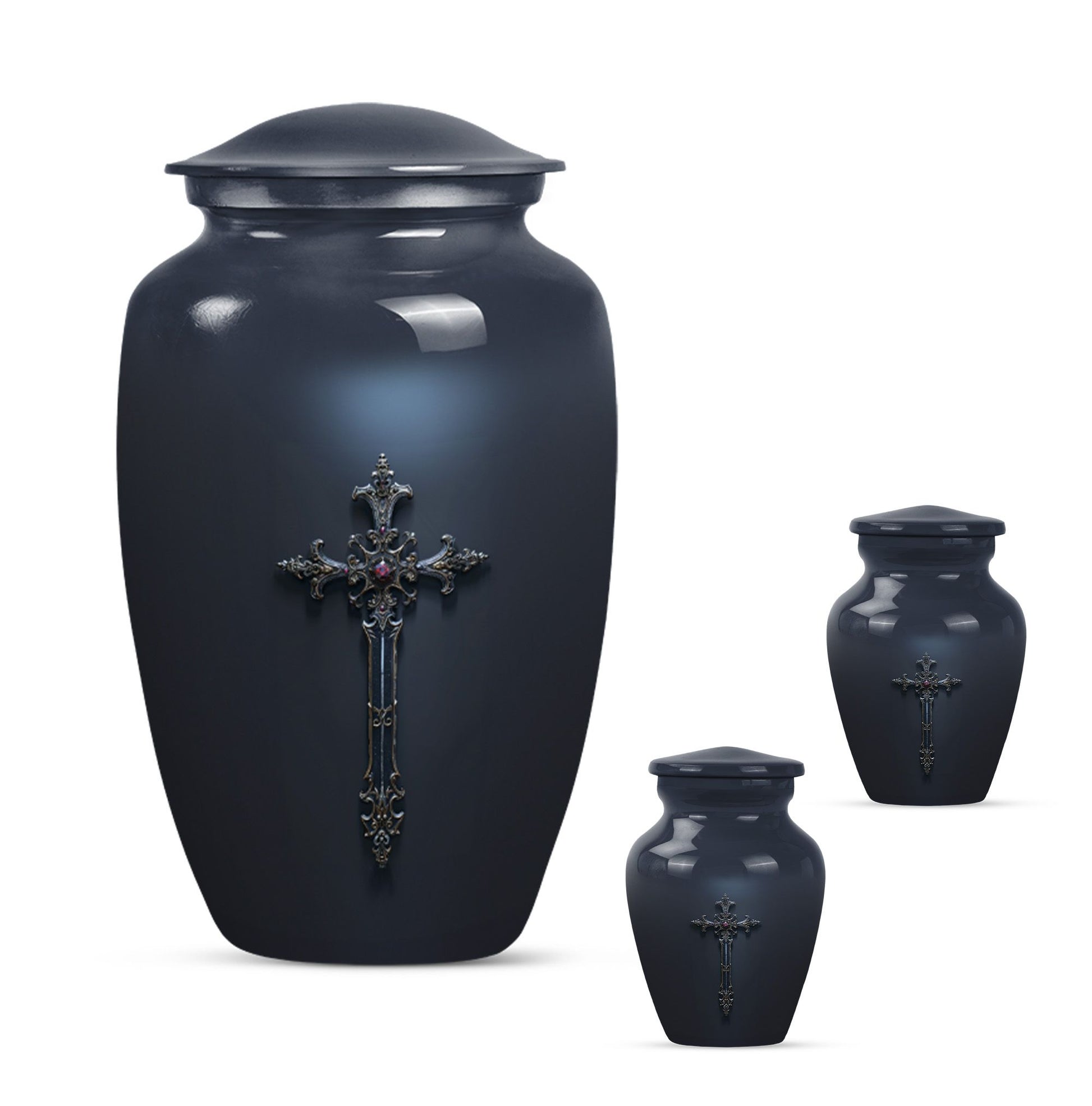 Cross urn