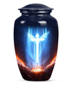 Cross Theme Large Urn 10 Inch