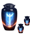 Cross Theme Large Urn With 2 Keepsake Urn