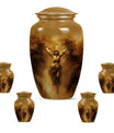 Classic 10 inch cross urn.