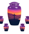 10-inch memorial cross urn in classic design for dad.