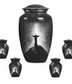 Classic 10-inch Gramophone themed cross urn