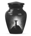 Classic 10-inch Gramophone themed cross urn