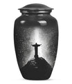 Classic 10-inch Gramophone themed cross urn