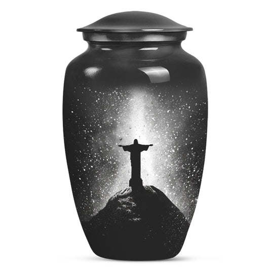 Classic 10-inch Gramophone themed cross urn