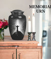 Classic 10-inch Gramophone themed cross urn