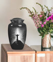 Classic 10-inch Gramophone themed cross urn