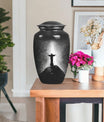 Classic 10-inch Gramophone themed cross urn