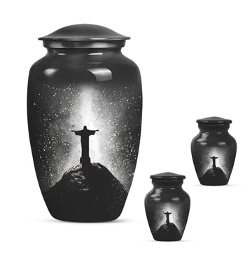 Large Urn with 2 Mini Urn