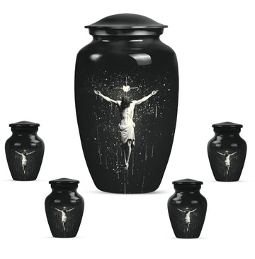 Large Urn with 4 Small Urn