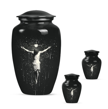 Large Urn with 2 Mini Urn