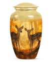 Deer Family Theme Large Urn 10 Inch