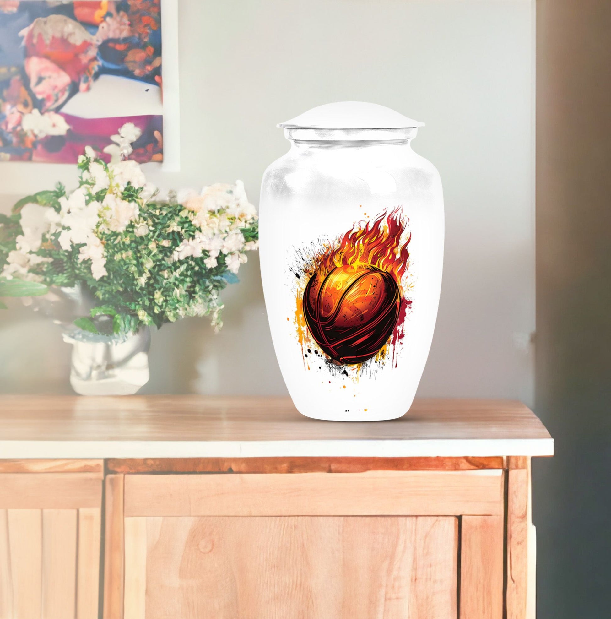  basketball urn for cremation, 