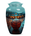 Classic 10-inch basketball-themed urn 