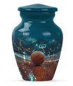 Classic 10-inch Gramophone-themed aluminium basketball Urn