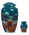 Classic 10-inch Gramophone-themed aluminium basketball Urn