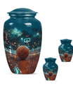 Classic 10-inch Gramophone-themed aluminium basketball Urn