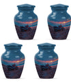 Motorcycle Theme 3 Inch Keepsake Pack of 4