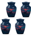 Motorcycle Theme 3 Inch Keepsake Pack of 4