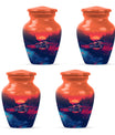 Motorcycle Theme 3 Inch Keepsake Pack of 4