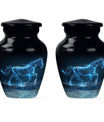 Runing Horse Theme 3 Inch Keepsake Pack of 2