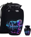 Lion Theme Large Urn With 1 Keepsake Urn