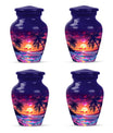 Sunset Theme 3 Inch Keepsake Pack of 4