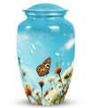 Blue Butterfly Urns For Human Ashes Size 10inch