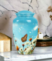 Blue Butterfly Urns For Human Ashes Size 10inch