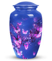 Purple Butterfly Cremation Urns Size 10inch