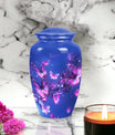 Purple Butterfly Cremation Urns Size 10inch