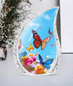 Colorful Butterflies Urn for Adult Ashes, ideal Cremation Urn for Dad's Human Remains